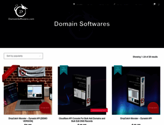 domainsoftwares.com screenshot