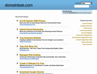 domaintask.com screenshot