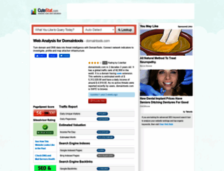 domaintools.com.cutestat.com screenshot