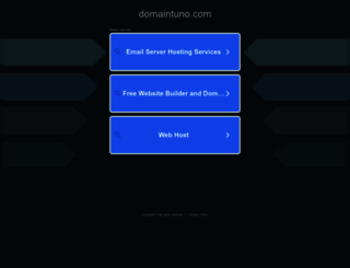 domaintuno.com screenshot