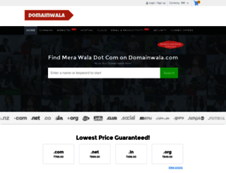domainwala.com screenshot