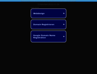 domainworld.co.za screenshot