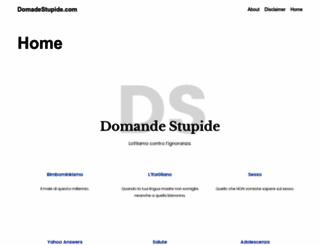 domandestupide.com screenshot