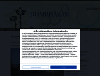 dombhazam.blog.hu screenshot