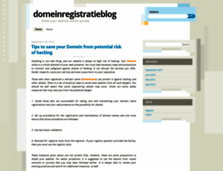 domeinregistratieblog.wordpress.com screenshot