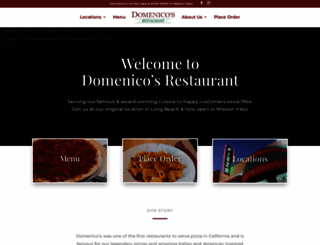 domenicosrestaurant.com screenshot