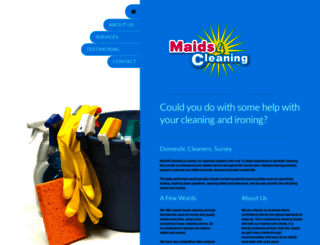 domestic-cleaning-surrey.co.uk screenshot
