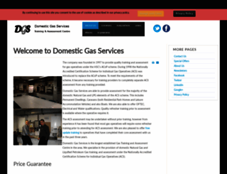domestic-gas.co.uk screenshot