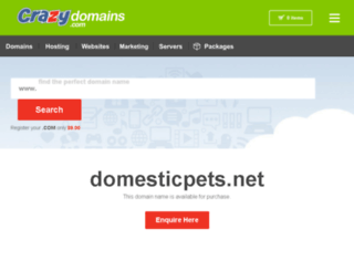 domesticpets.net screenshot