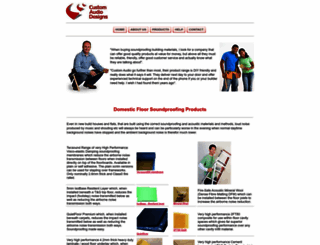 domesticsoundproofing.co.uk screenshot