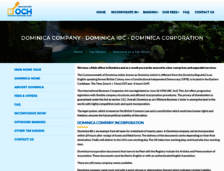 dominica-corporations-ibc-incorporate-in-dominica.offshore-companies.co.uk screenshot