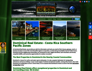 dominical-real-estate.com screenshot