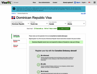 dominican-republic.visahq.ca screenshot