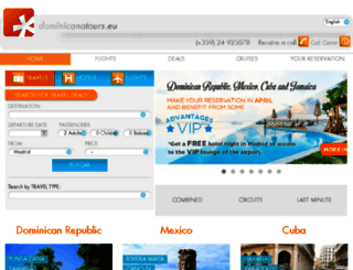 dominicanatours.eu screenshot