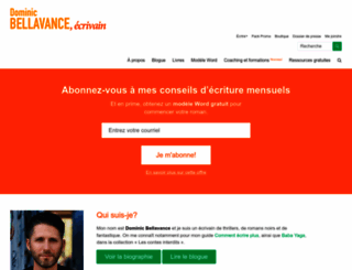 dominicbellavance.com screenshot