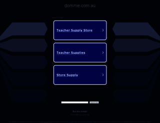 dominie.com.au screenshot