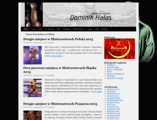 dominikhalas.pl screenshot
