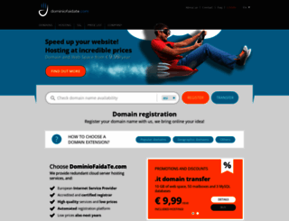 dominiofaidate.com screenshot