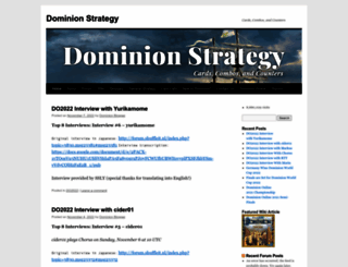dominionstrategy.com screenshot