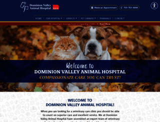 dominionvalleyvets.com screenshot