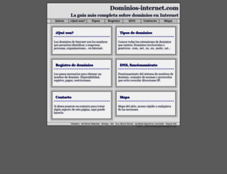 dominios-internet.com screenshot