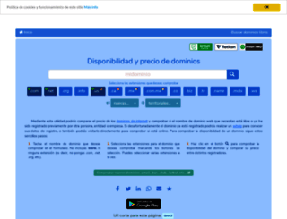 dominioslibres.info screenshot