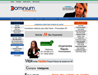 dominiumcorretora.com.br screenshot