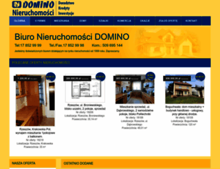 domino.rzeszow.pl screenshot