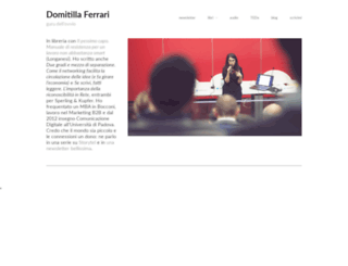 domitillaferrari.com screenshot