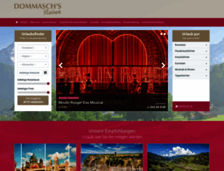 dommasch-busreisen.de screenshot