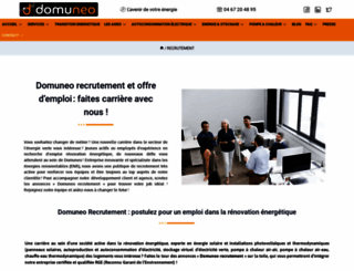domuneo-emplois.fr screenshot