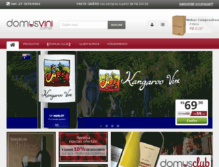 domusvini.com.br screenshot