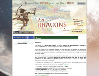 don-des-dragons.org screenshot