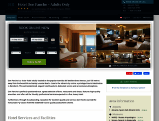 don-pancho-benidorm.hotel-rez.com screenshot