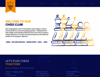 donaldbyrnechess.org screenshot