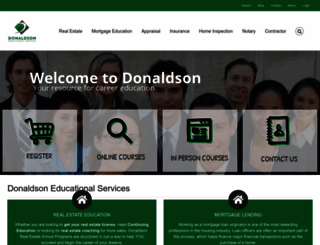 donaldsoneducational.com screenshot