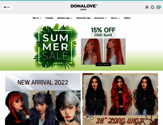 donalovehair.com screenshot