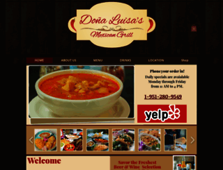 donaluisasmexicangrill.com screenshot