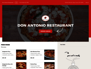 donantoniorestaurant.com screenshot