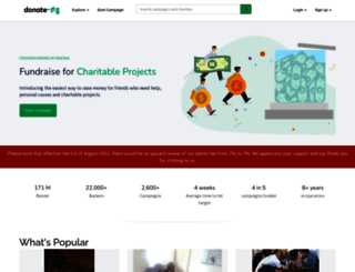 donate-ng.com screenshot
