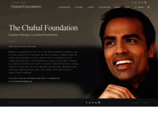 donate.chahal.com screenshot