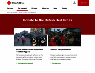 donate.redcross.org.uk screenshot