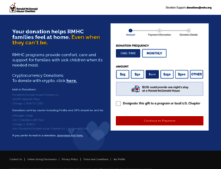 donate.rmhc.org screenshot