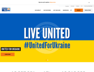 donate.unitedway.org screenshot