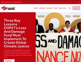 donate.uusc.org screenshot