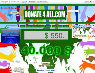 donate4all.com screenshot