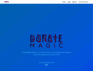 donatemagic.com screenshot