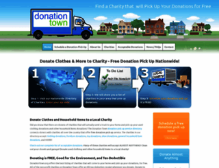 donationdropoff.org screenshot