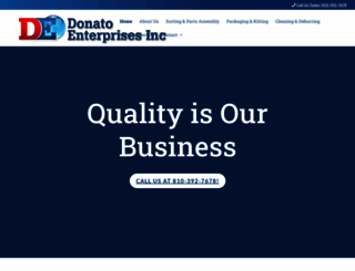 donato-enterprises.com screenshot