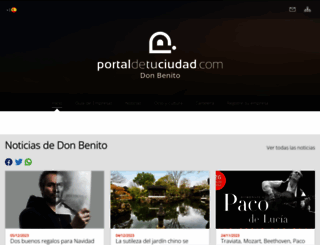 donbenito.portaldetuciudad.com screenshot